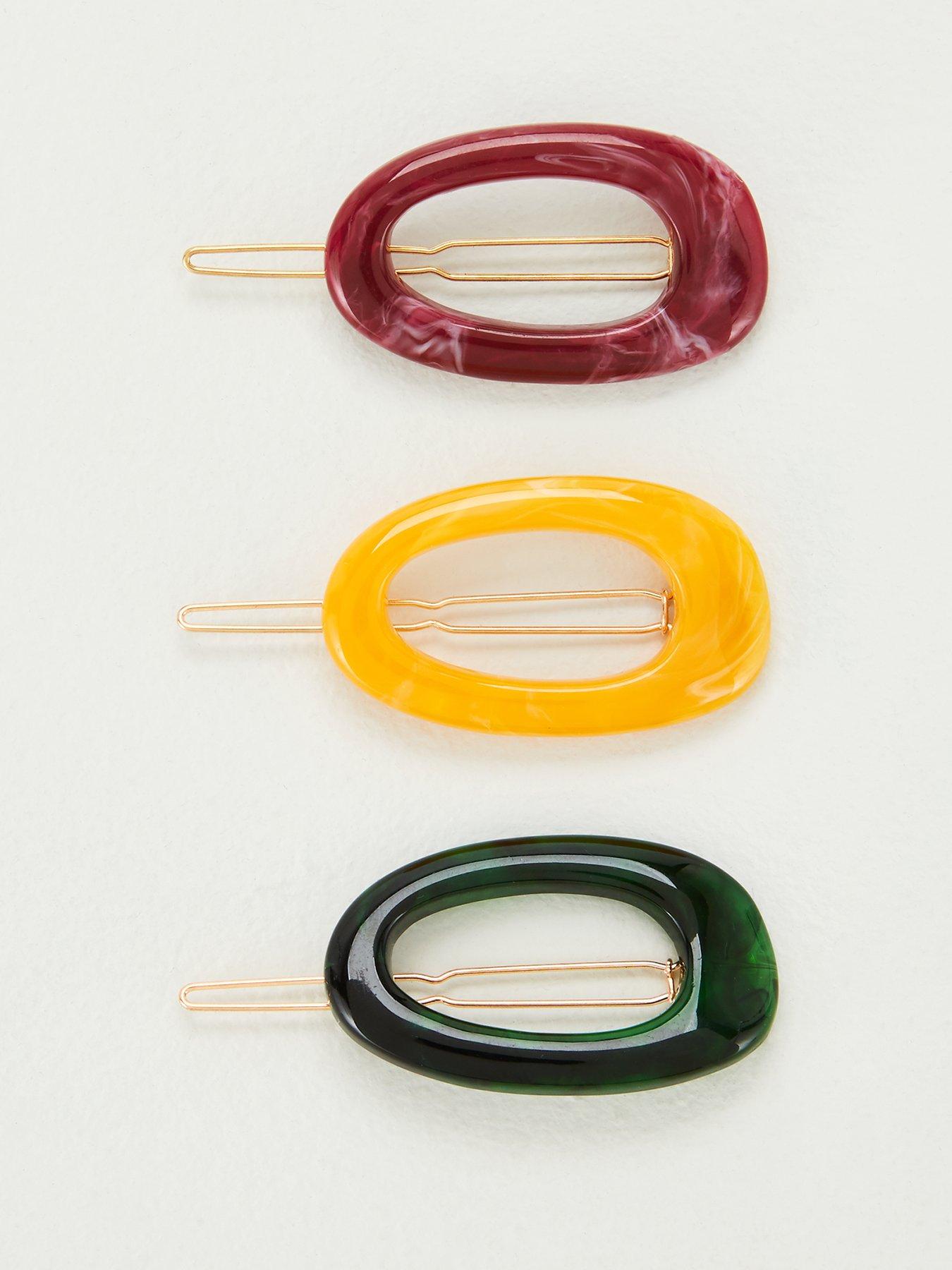 V By Very 3 Pack Oval Hair Slides review