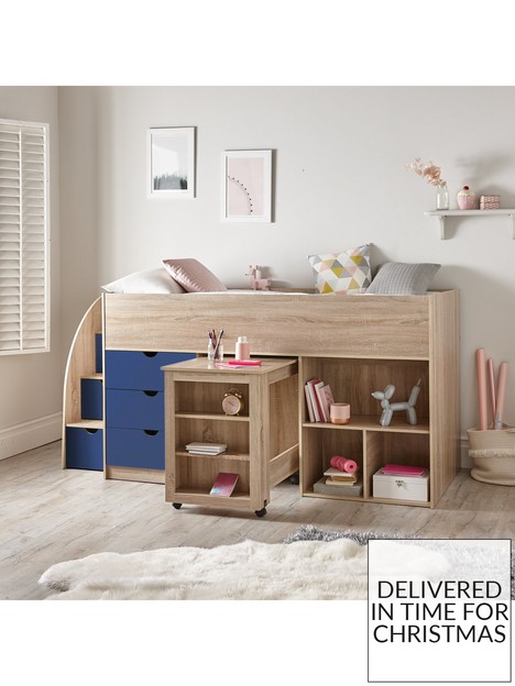 very-home-mico-mid-sleeper-bed-with-pull-out-desk-andnbspstorage--nbspblueoak-effect