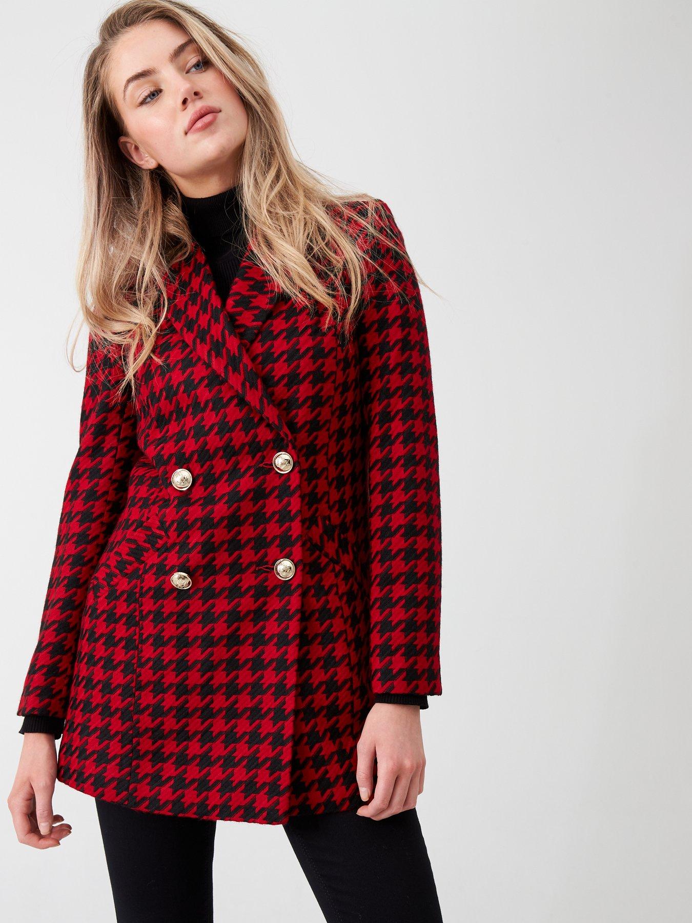 river island dogtooth jacket