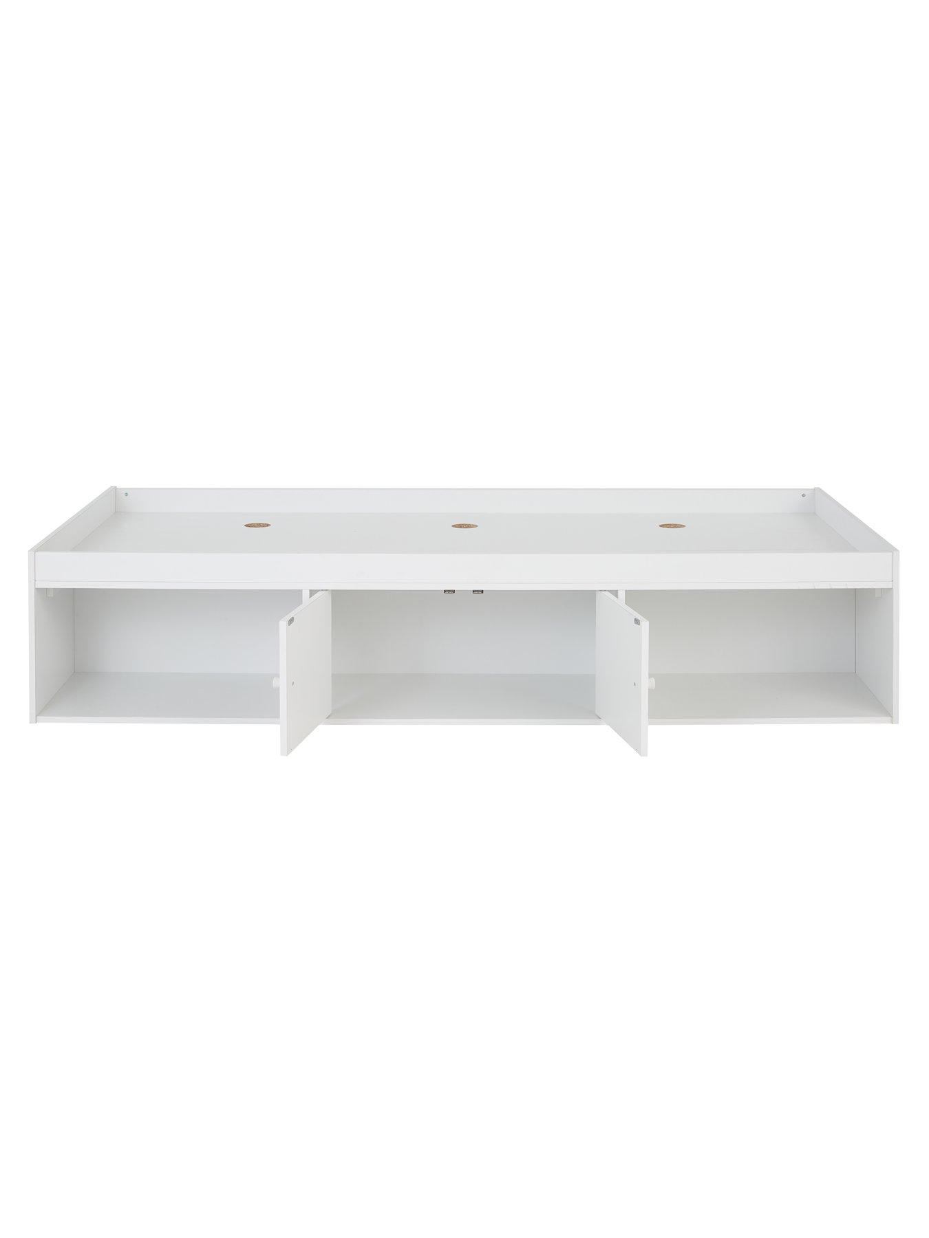 Image 3 of 4 of Very Home Alpha Cabin Bed with Storage and Mattress Options (Buy and SAVE!) - White