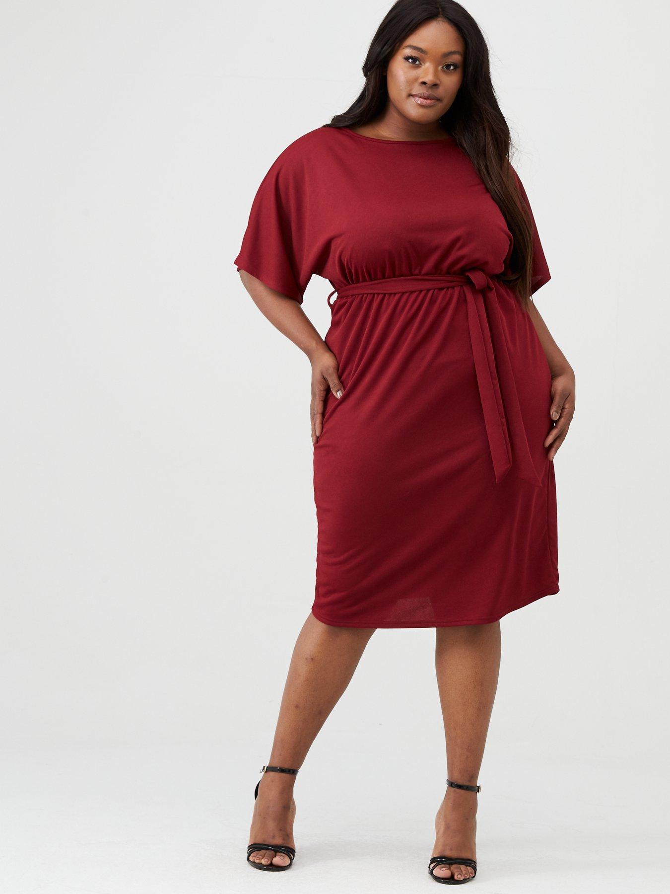 kimono sleeve pencil dress