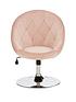  image of very-home-odyssey-velvet-leisure-chair-pink