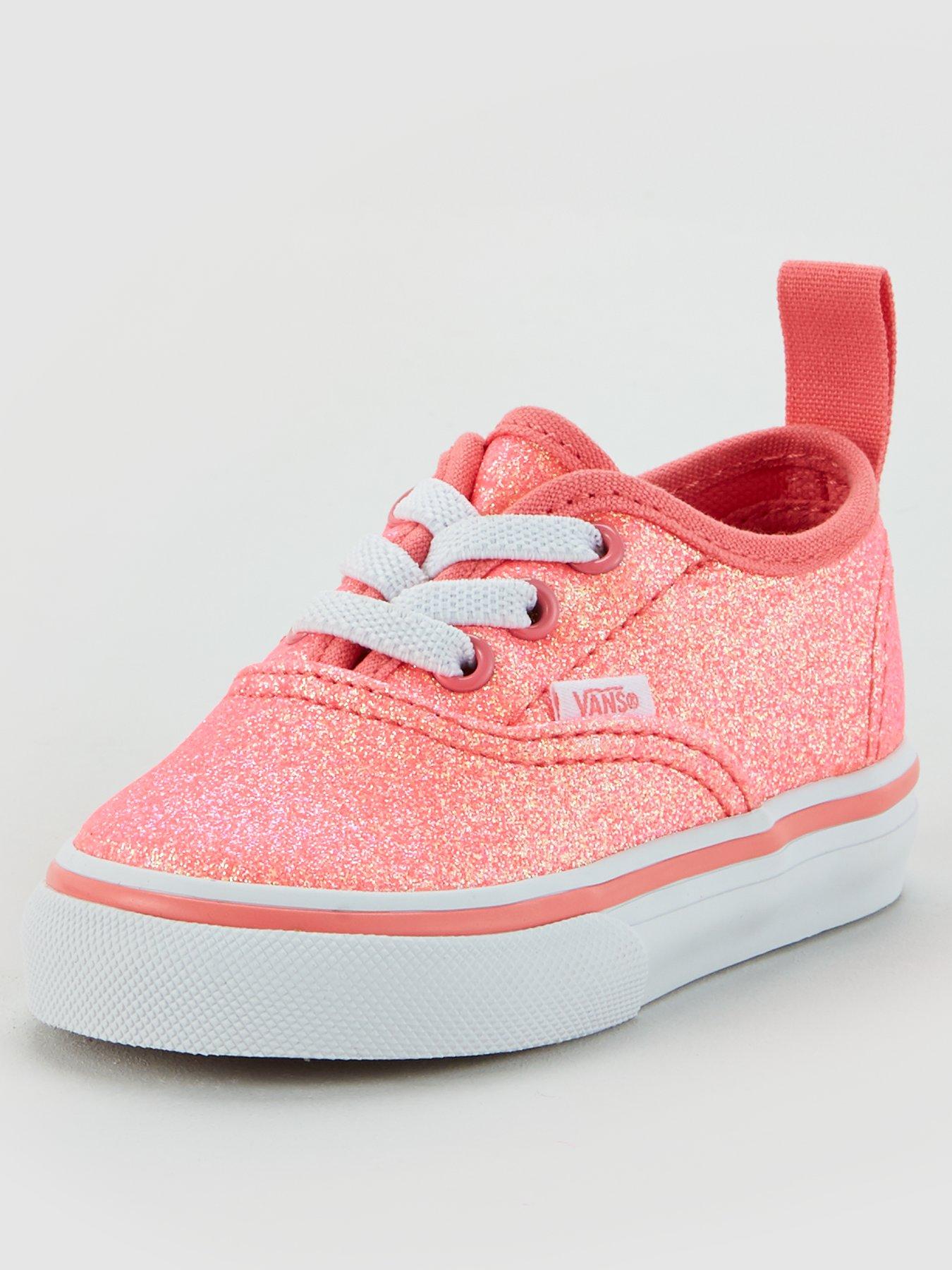pink glitter vans infant