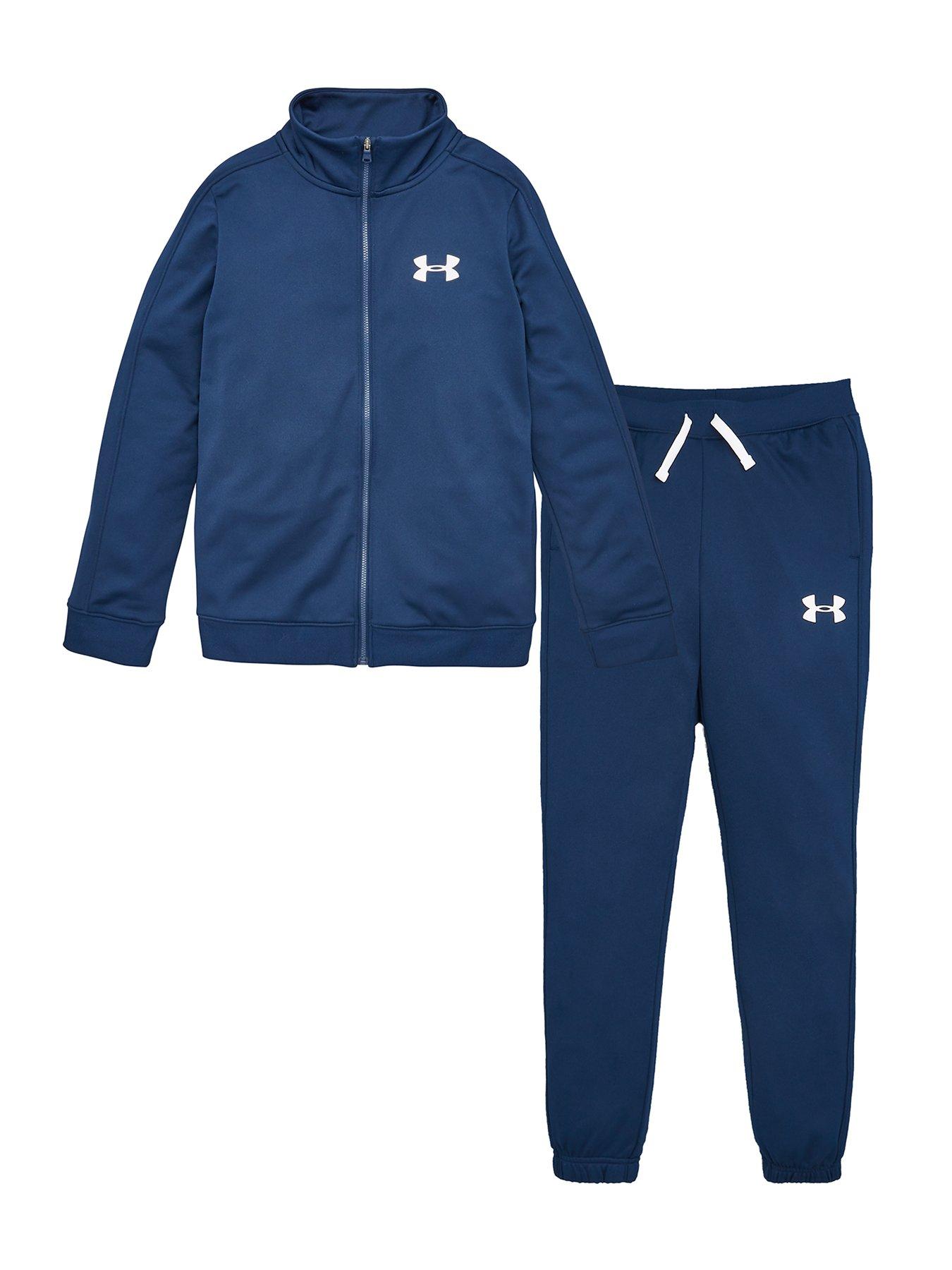 navy blue under armour tracksuit