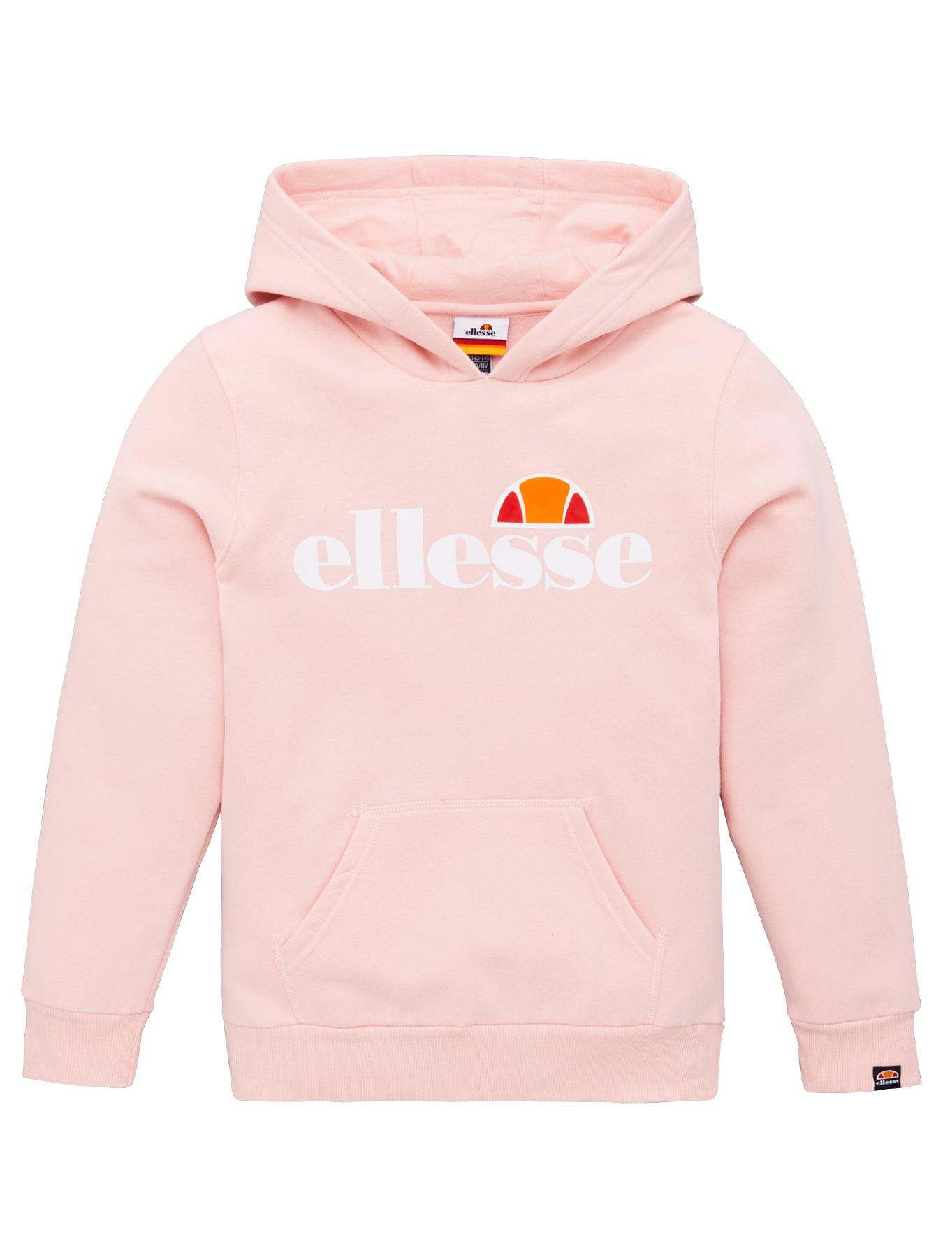 ellesse pink hoodie mens