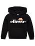  image of ellesse-younger-boys-jero-pullover-hoodie-black