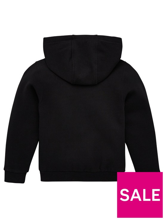 back image of ellesse-younger-boys-jero-pullover-hoodie-black