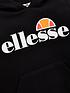  image of ellesse-younger-boys-jero-pullover-hoodie-black