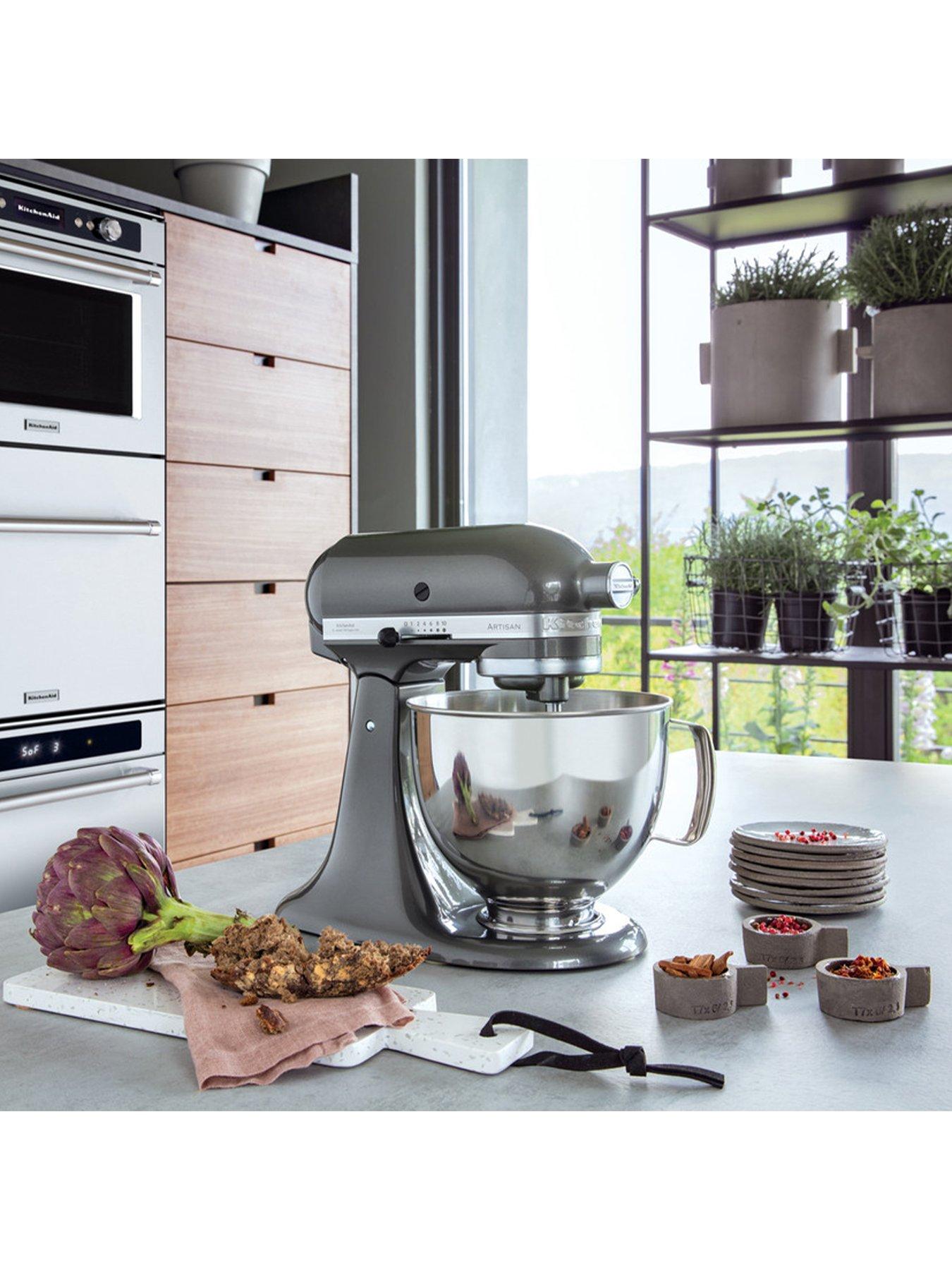 KitchenAid KSM125BQG Artisan Stand Mixer Liquid Graphite Very.co.uk