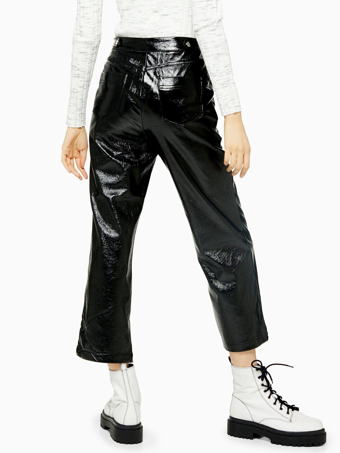 vinyl leggings topshop