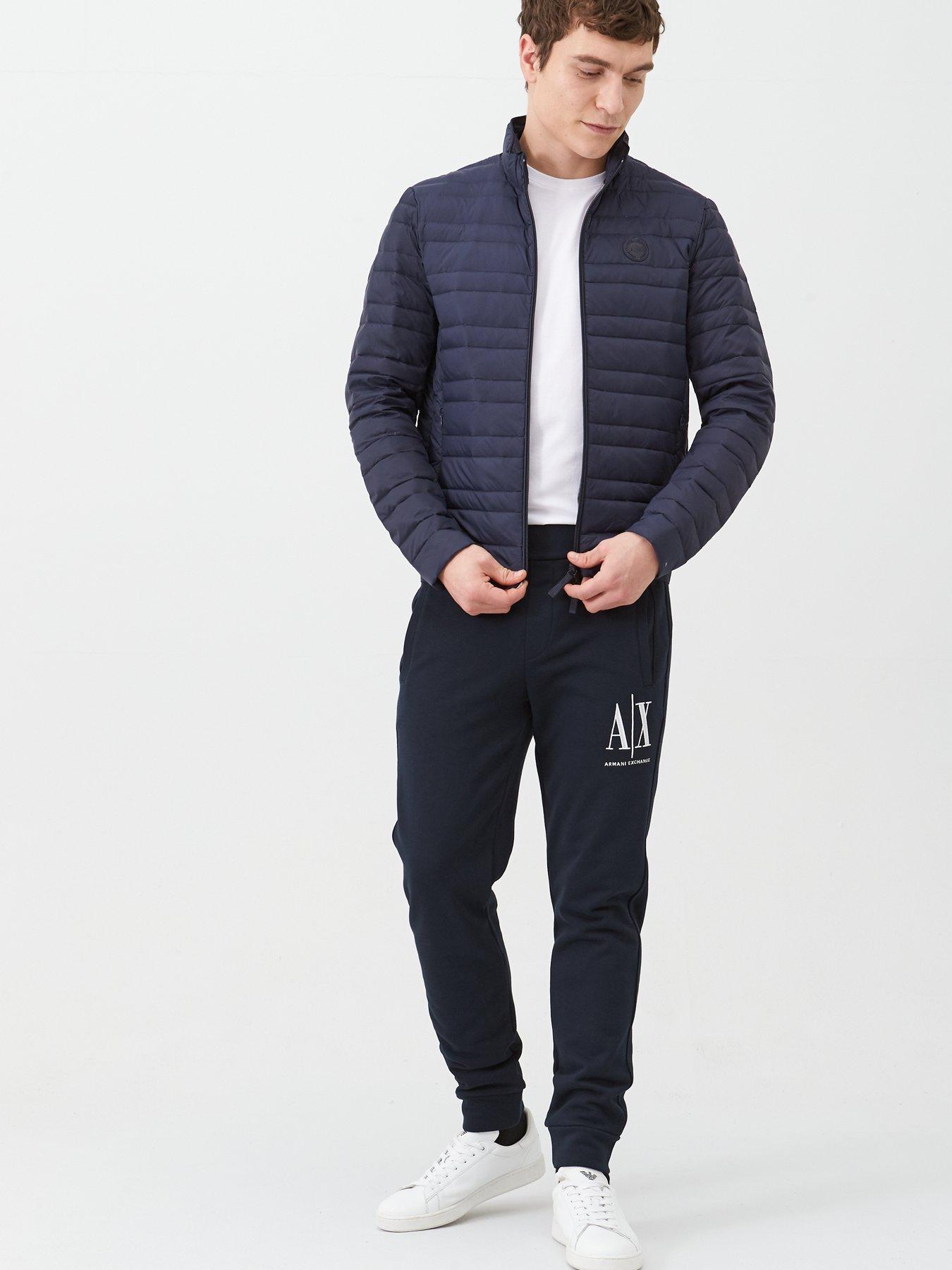 armani exchange mens joggers