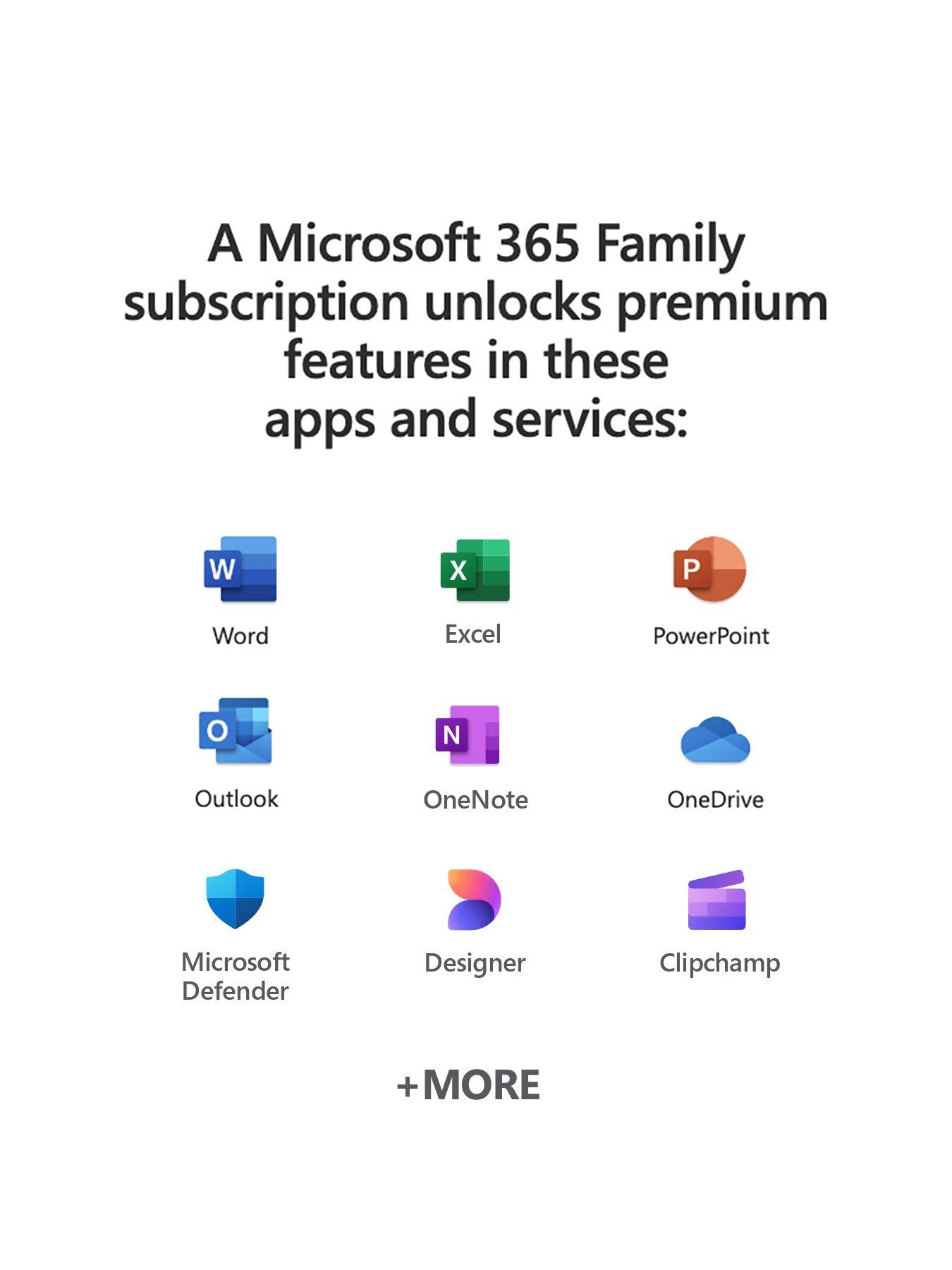 Image 6 of 8 of Microsoft 365 Family&nbsp;12-Month Subscription for 6 People for PC and Mac, Tablet and Smartphones