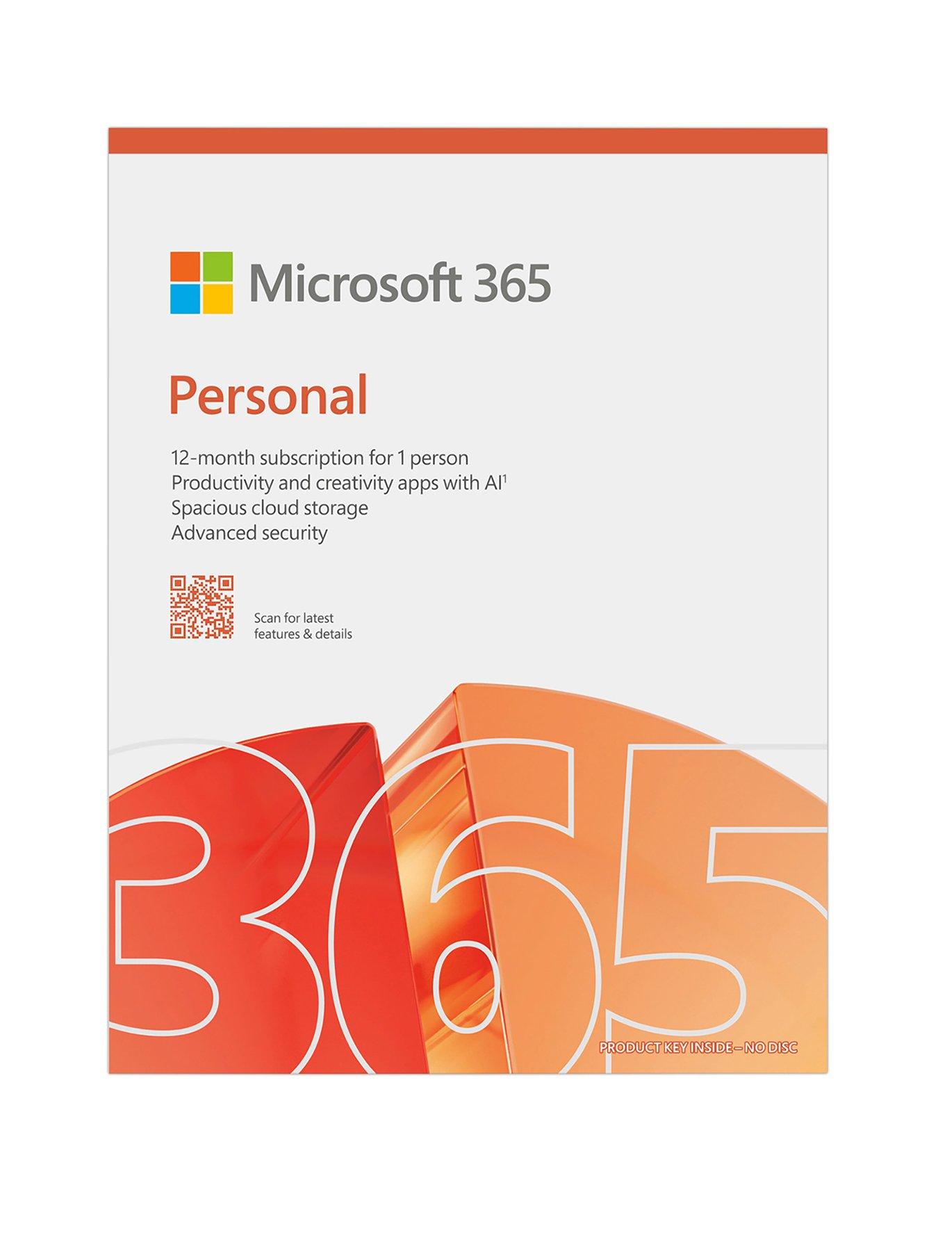 Microsoft 365 Personal 12-Month Subscription For Pc And Mac, Tablet And Smartphones