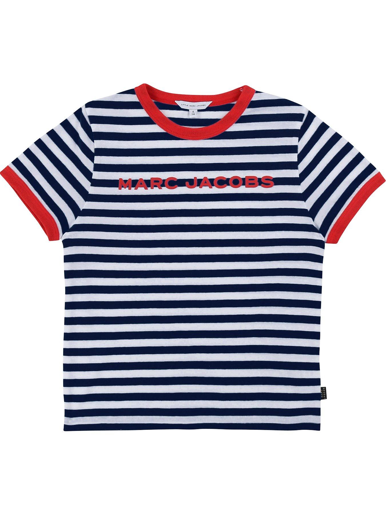 Little Marc Jacobs Boys Short Sleeve Stripe Logo T-Shirt review