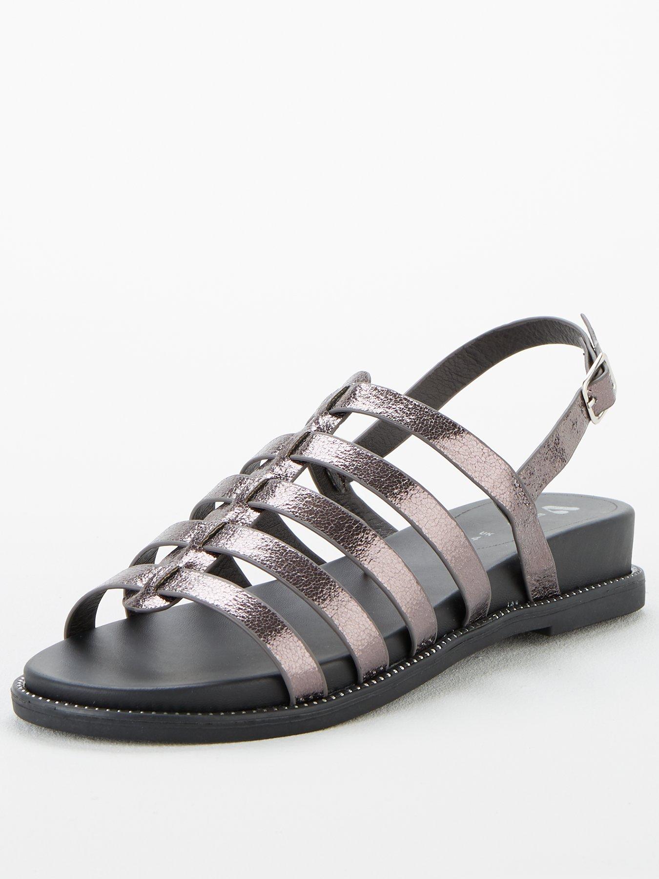 pewter gladiator sandals