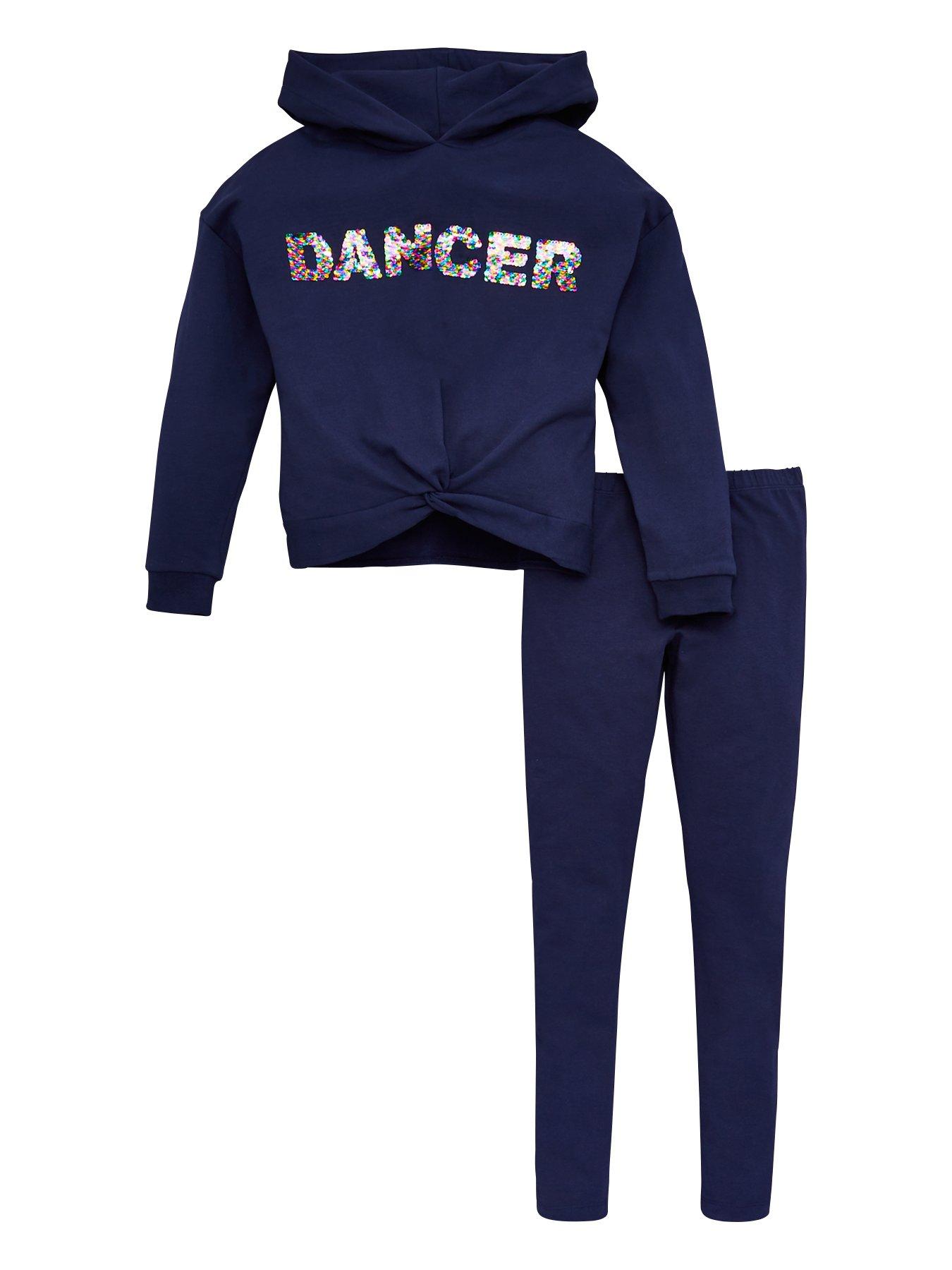 V By Very Girls 2 Piece Sequin Dancer Legging And Sweat Hoodie Set review