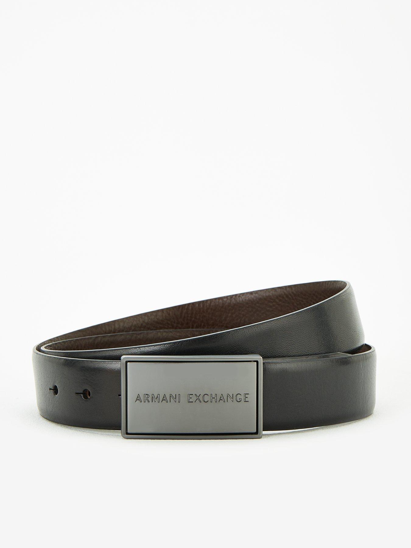 armani plaque belt