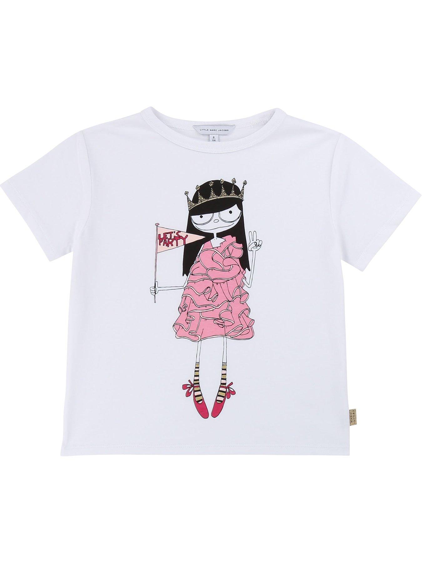 Little Marc Jacobs Girls Short Sleeve 'Miss Marc' T-Shirt review