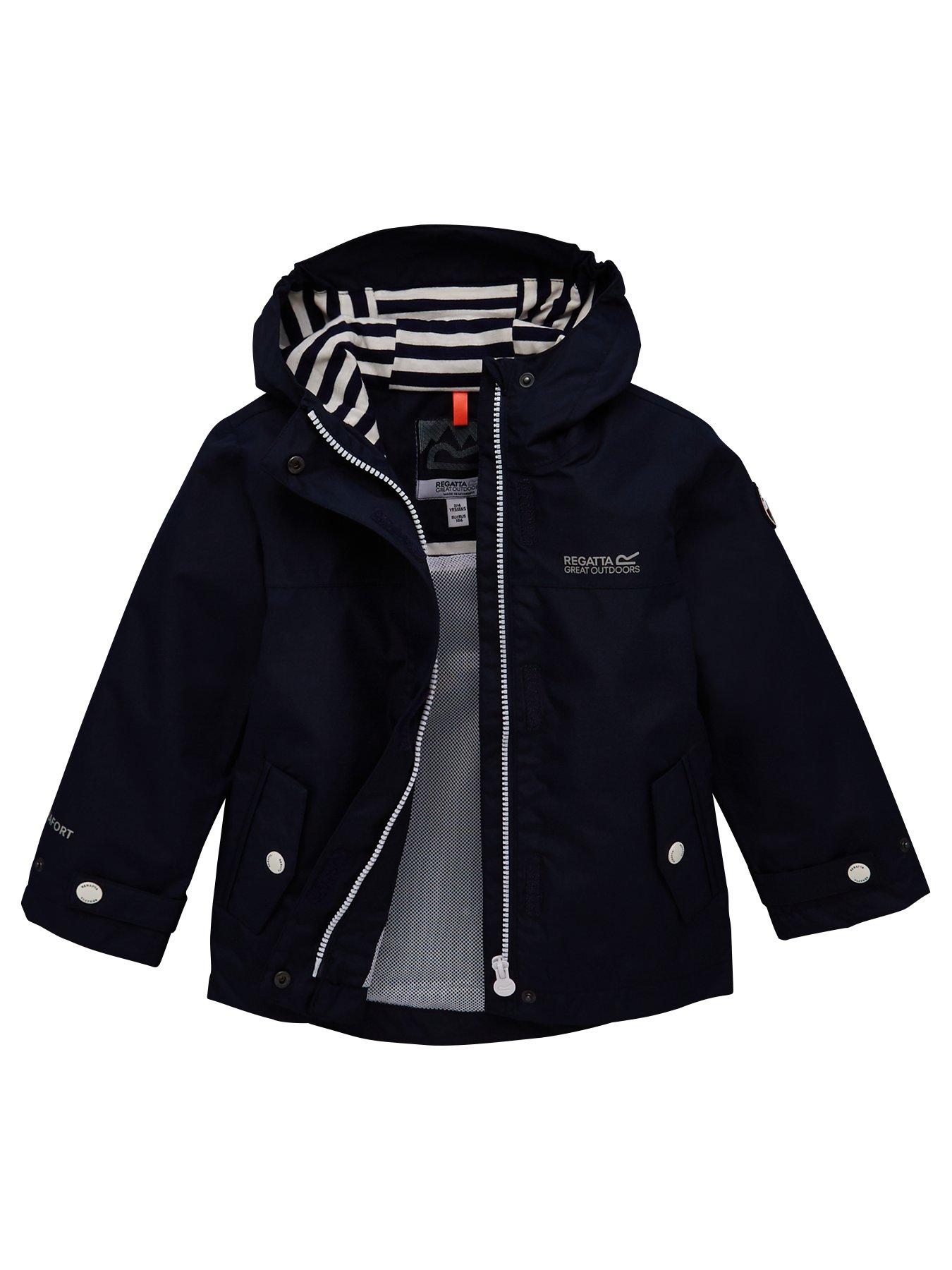 Regatta Girls Bibiana Striped Lined Hooded Jacket review