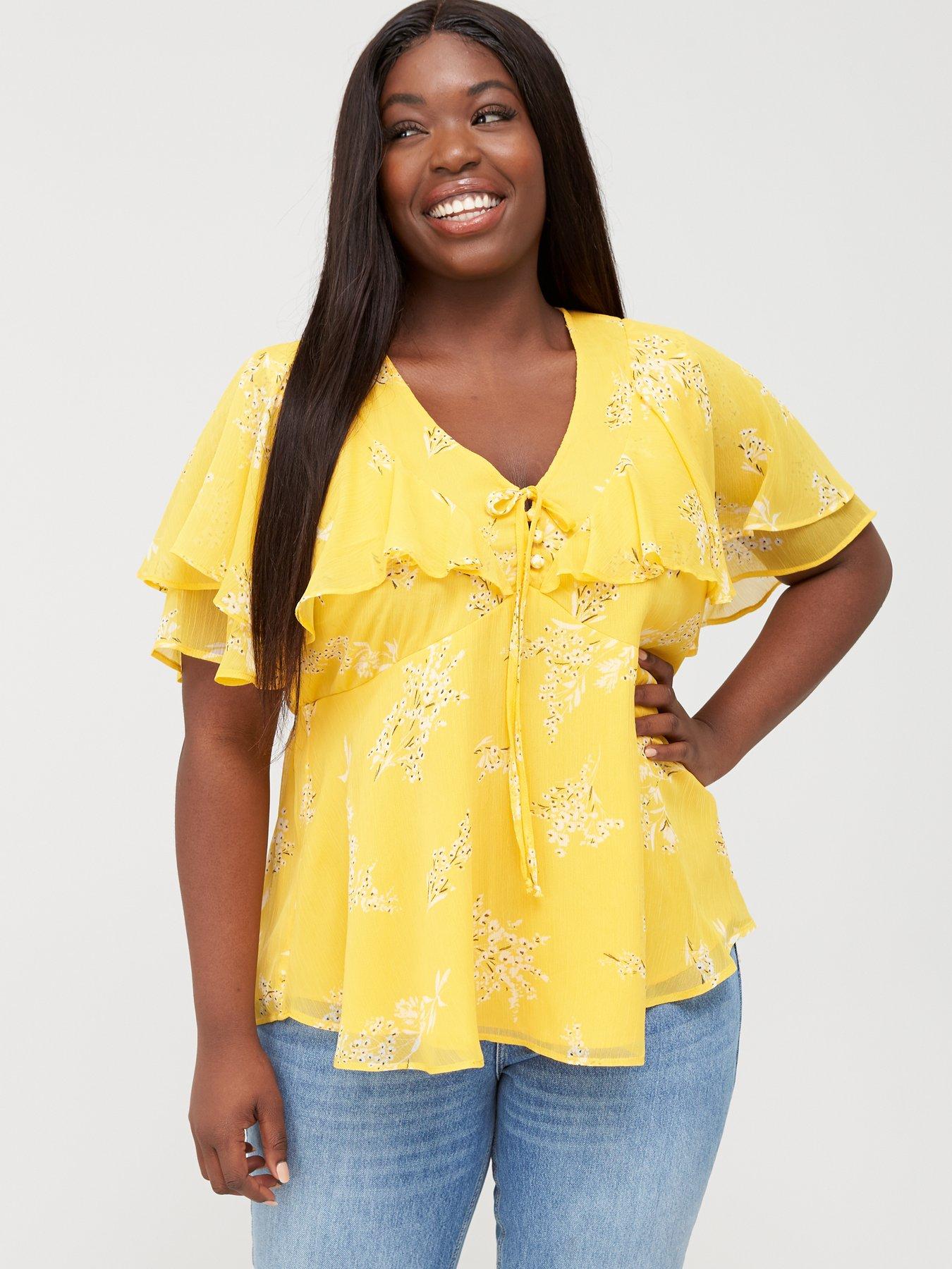 Style /& Co Women/'s Building Print Button Down Pleat Blouse