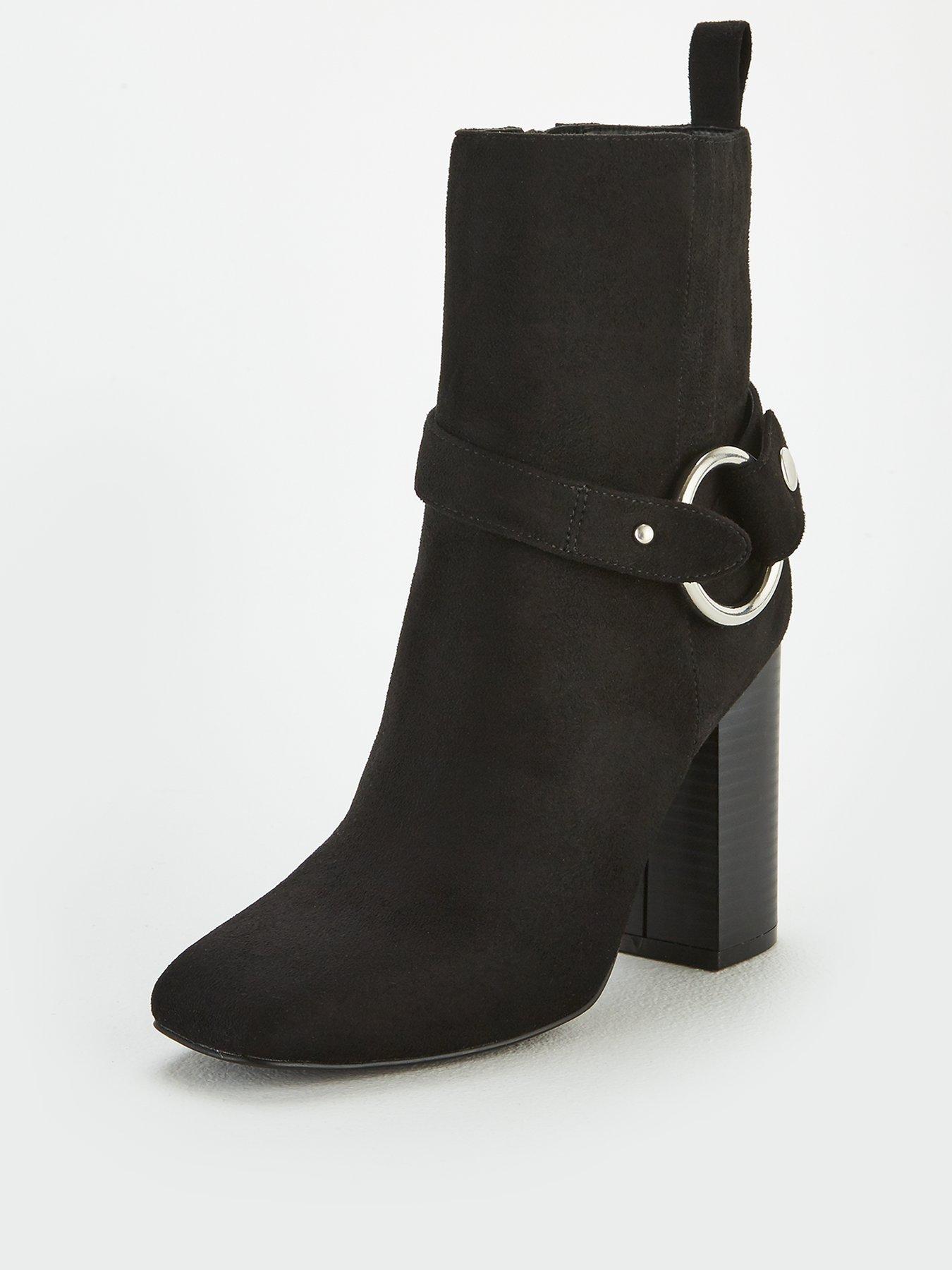 3 inch block heel boots
