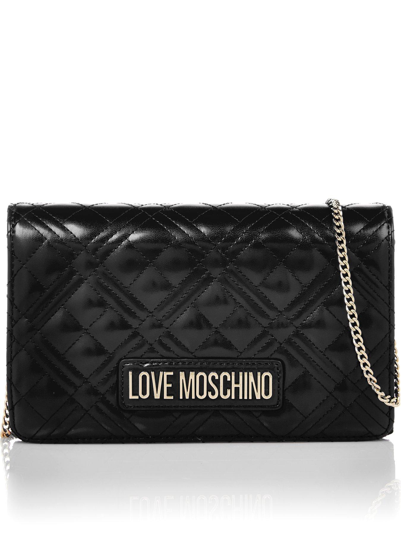 Love Moschino Fun & Fur Black | Shoulder Bag