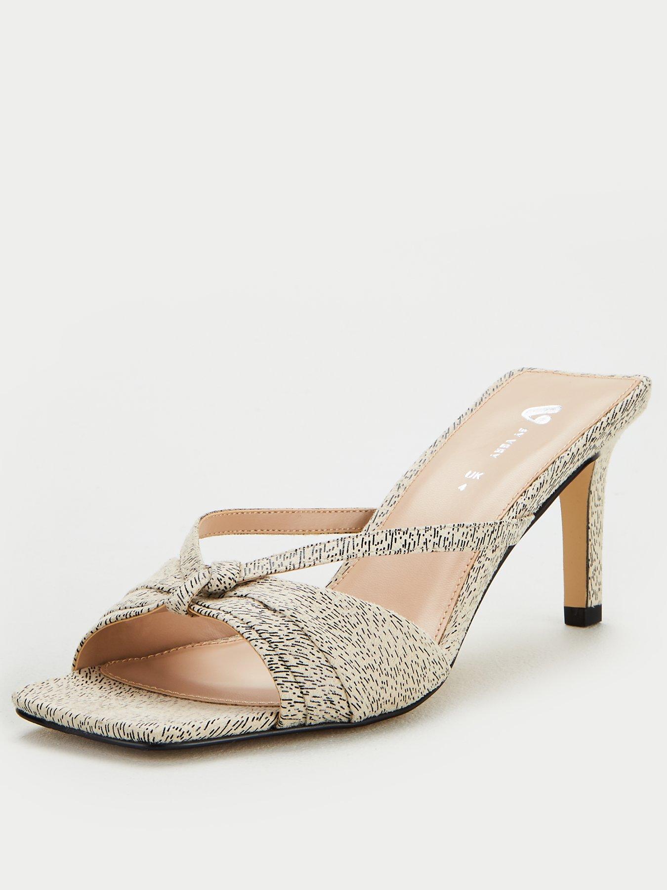 cream strappy sandals uk