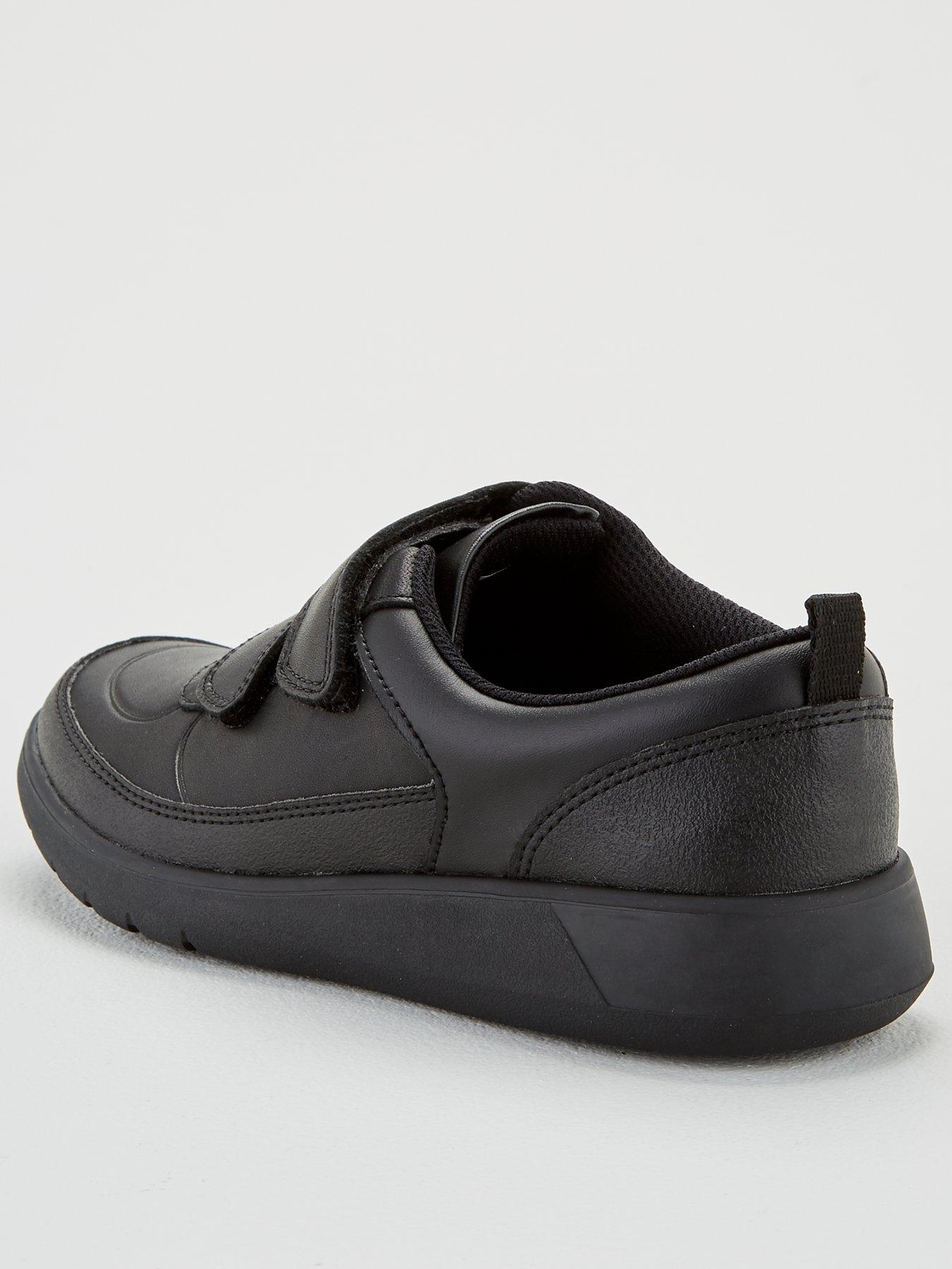 Clarks Boys Youth Scape Flare School Shoes - Black Leather | very.co.uk