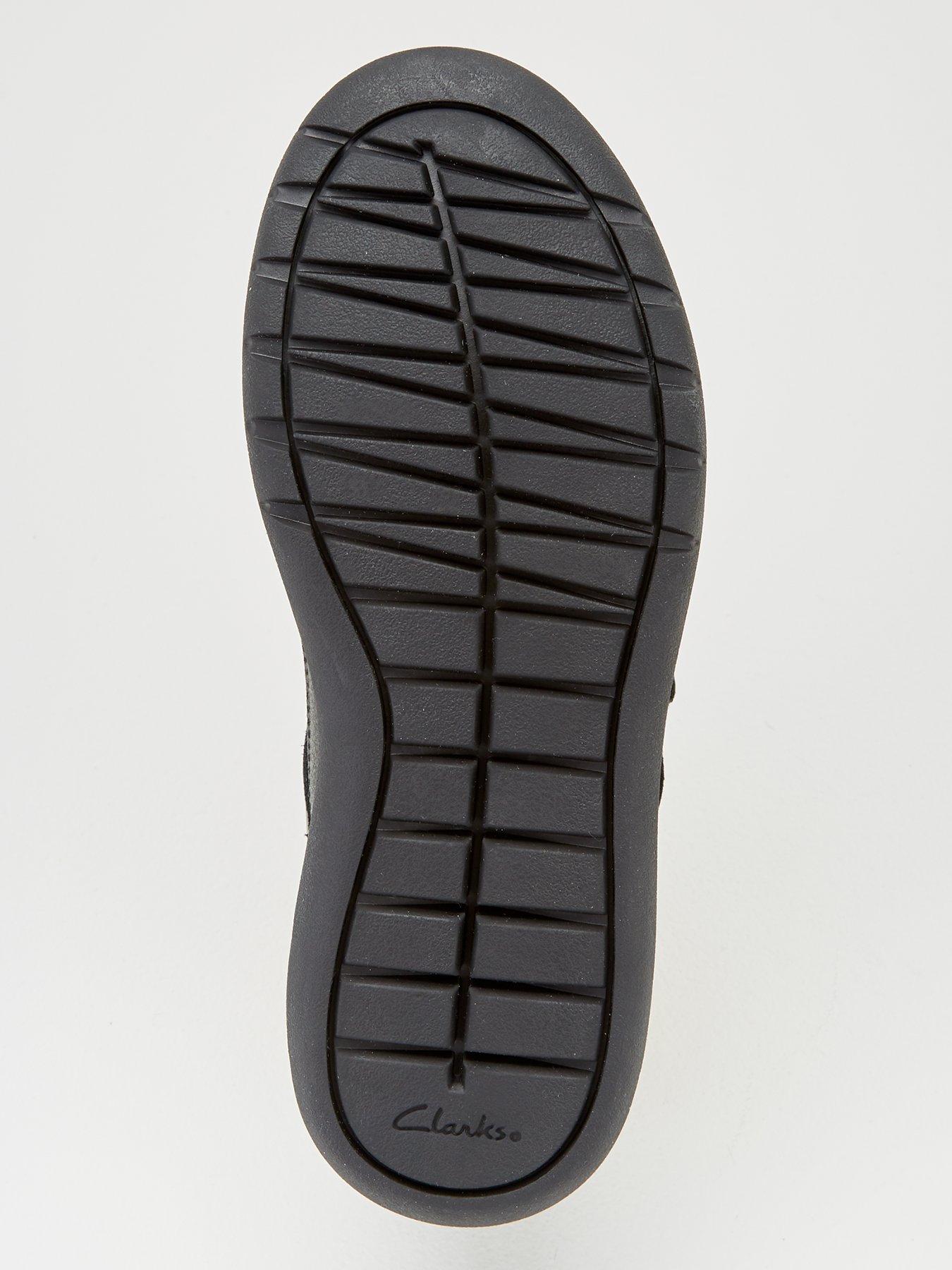 Image 5 of 6 of Clarks Boys Youth Scape Flare School Shoes - Black Leather