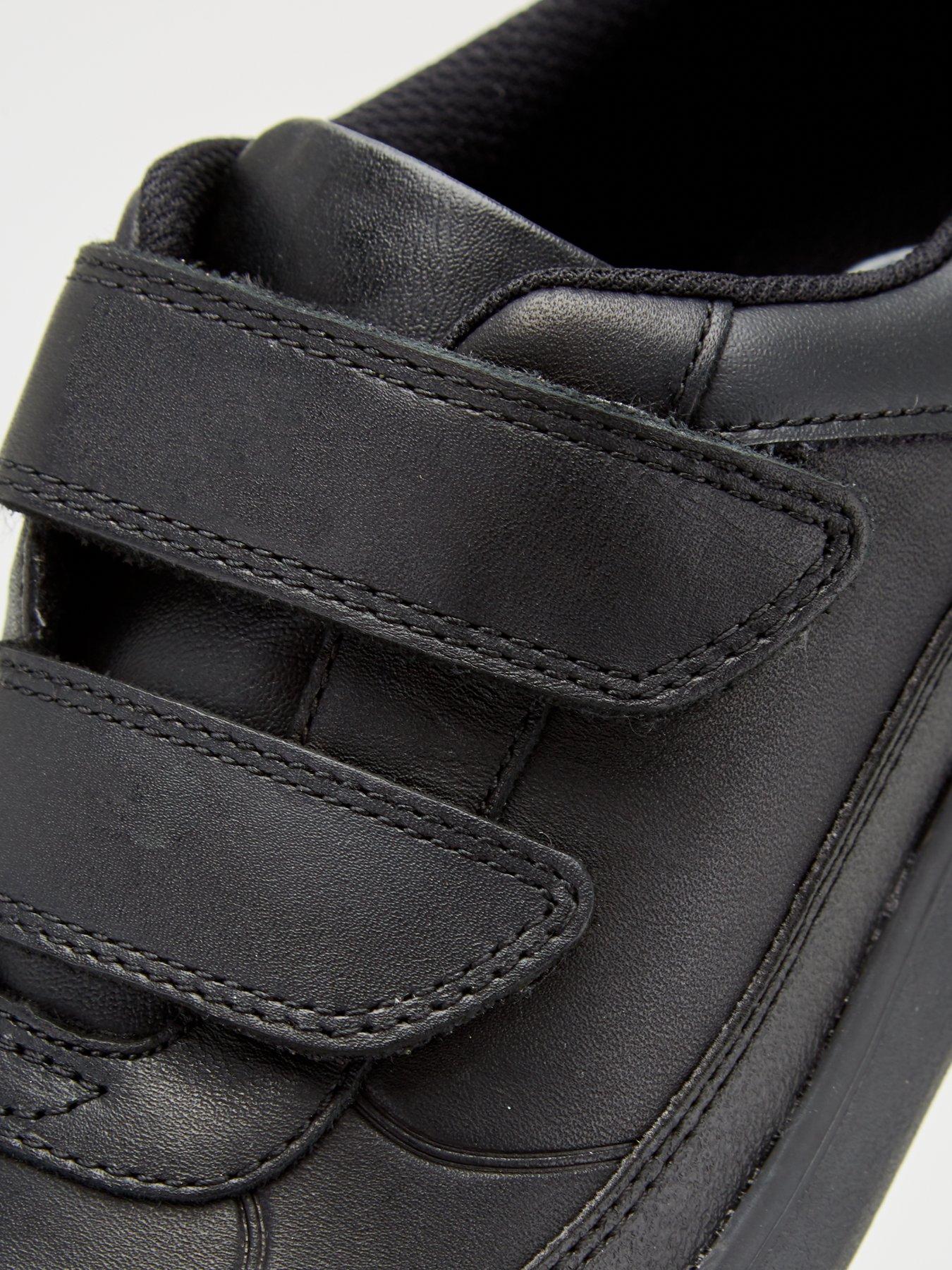 Image 6 of 6 of Clarks Boys Youth Scape Flare School Shoes - Black Leather