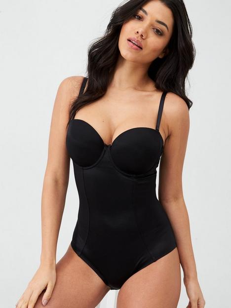 pour-moi-definitions-strapless-shaping-body-black