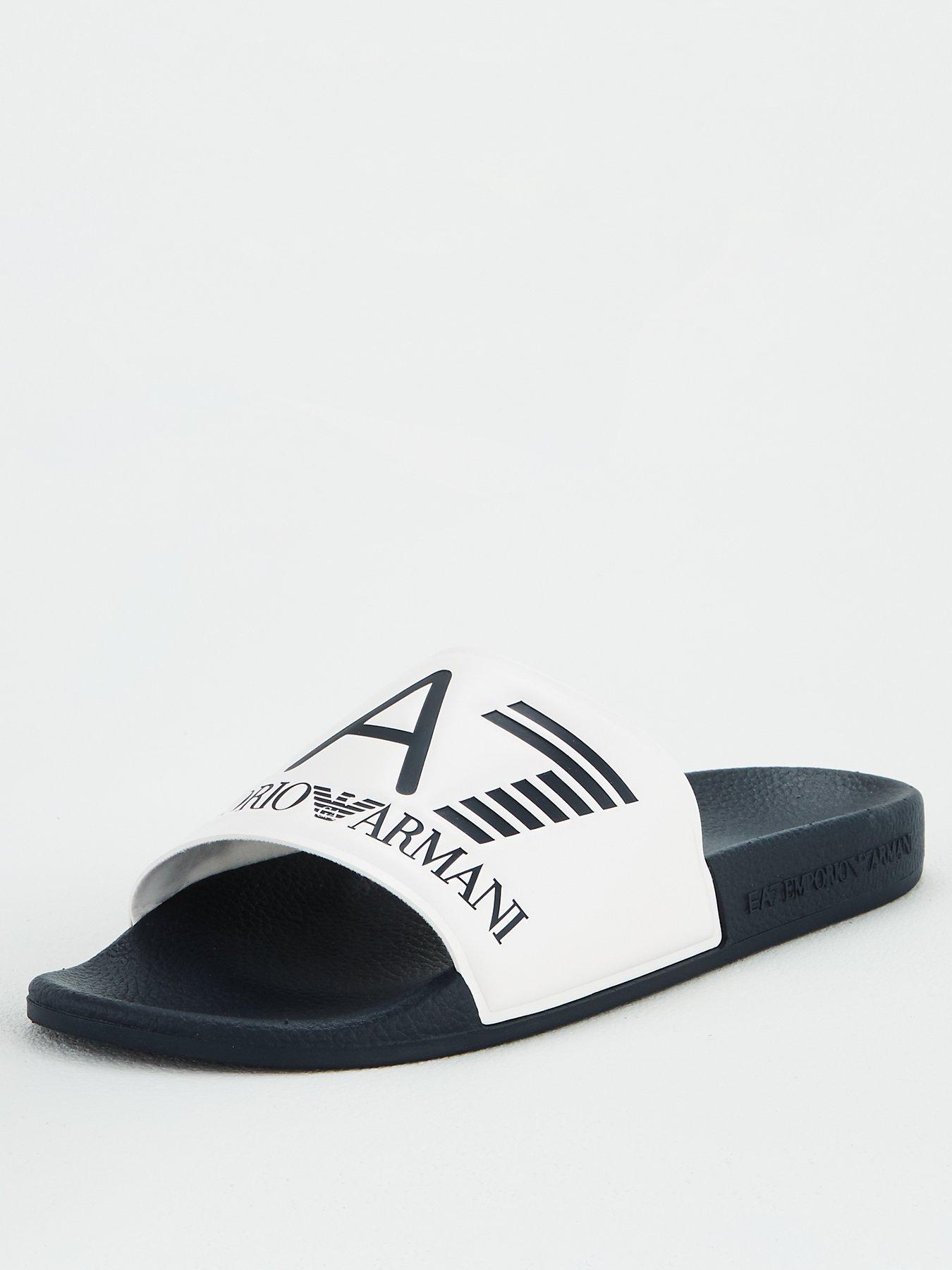 ladies armani sliders