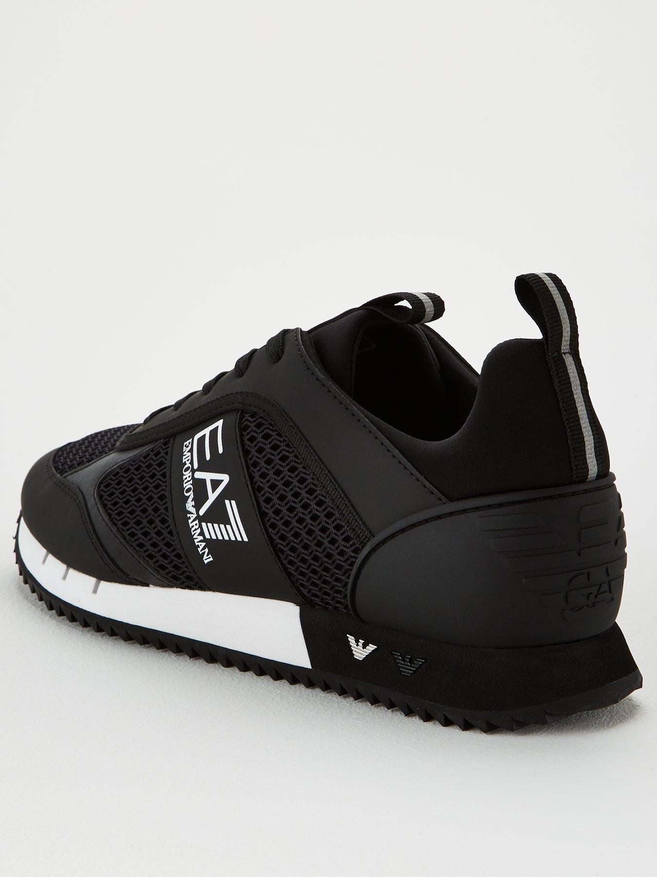 Black armani hot sale trainers womens