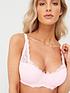  image of pour-moi-flora-lightly-padded-underwired-bra-soft-pink