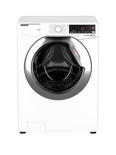Hoover DWOA412AHC8/1-80 12kg Load, 1400 rpm, WIFI Washing Machine - White with Chrome Door