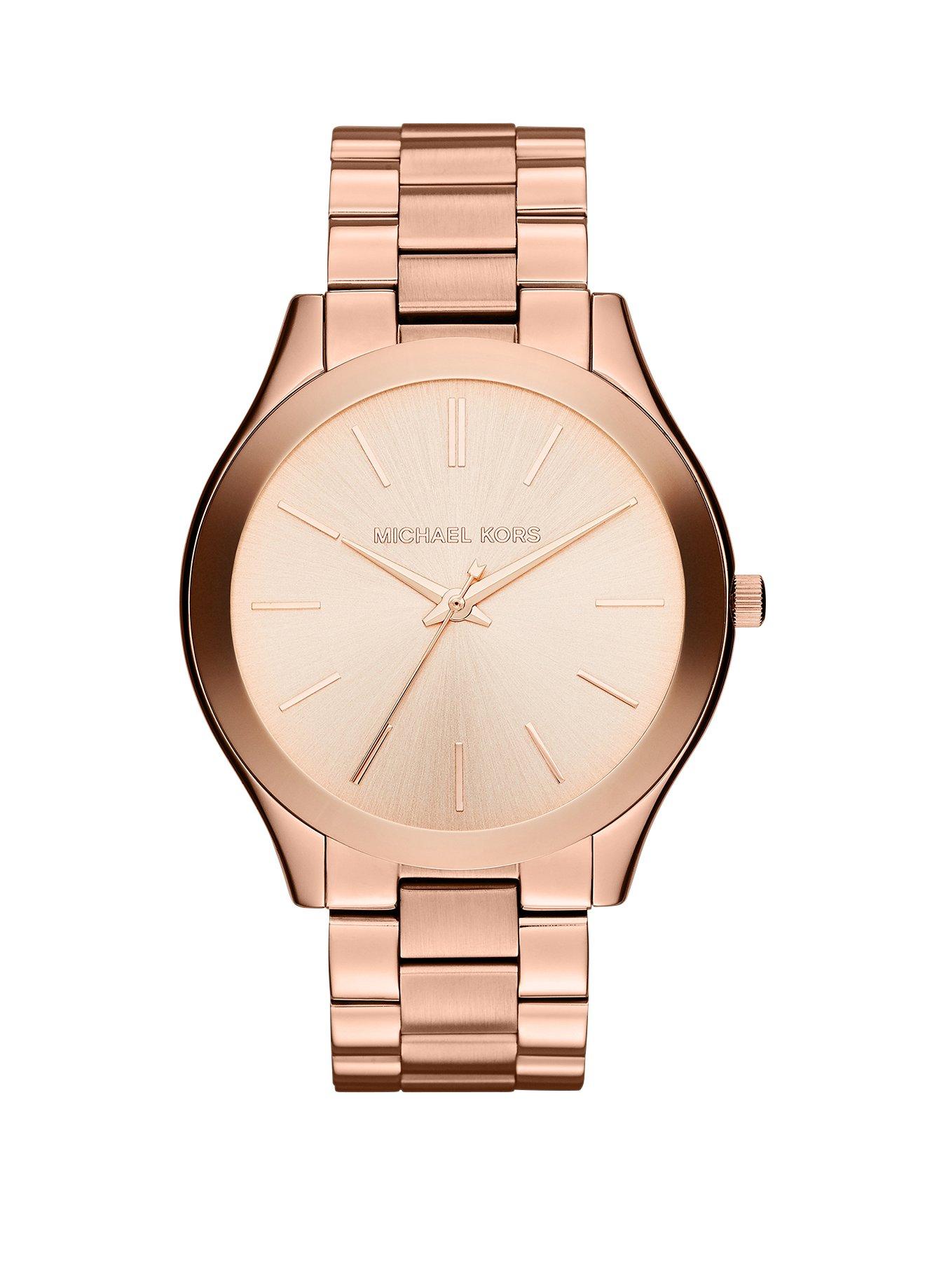 Michael Kors Michael Kors Blush Dial Soft Pink Ip Stainless Steel Bracelet Ladies Watch review