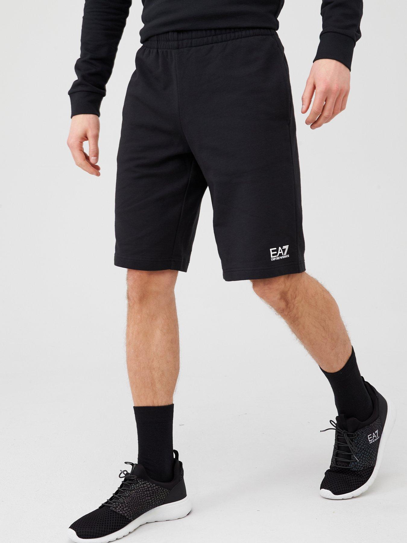 Men Core ID Logo Jersey Shorts - Black
