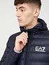  image of ea7-emporio-armani-core-id-logo-padded-hooded-jacket-navy