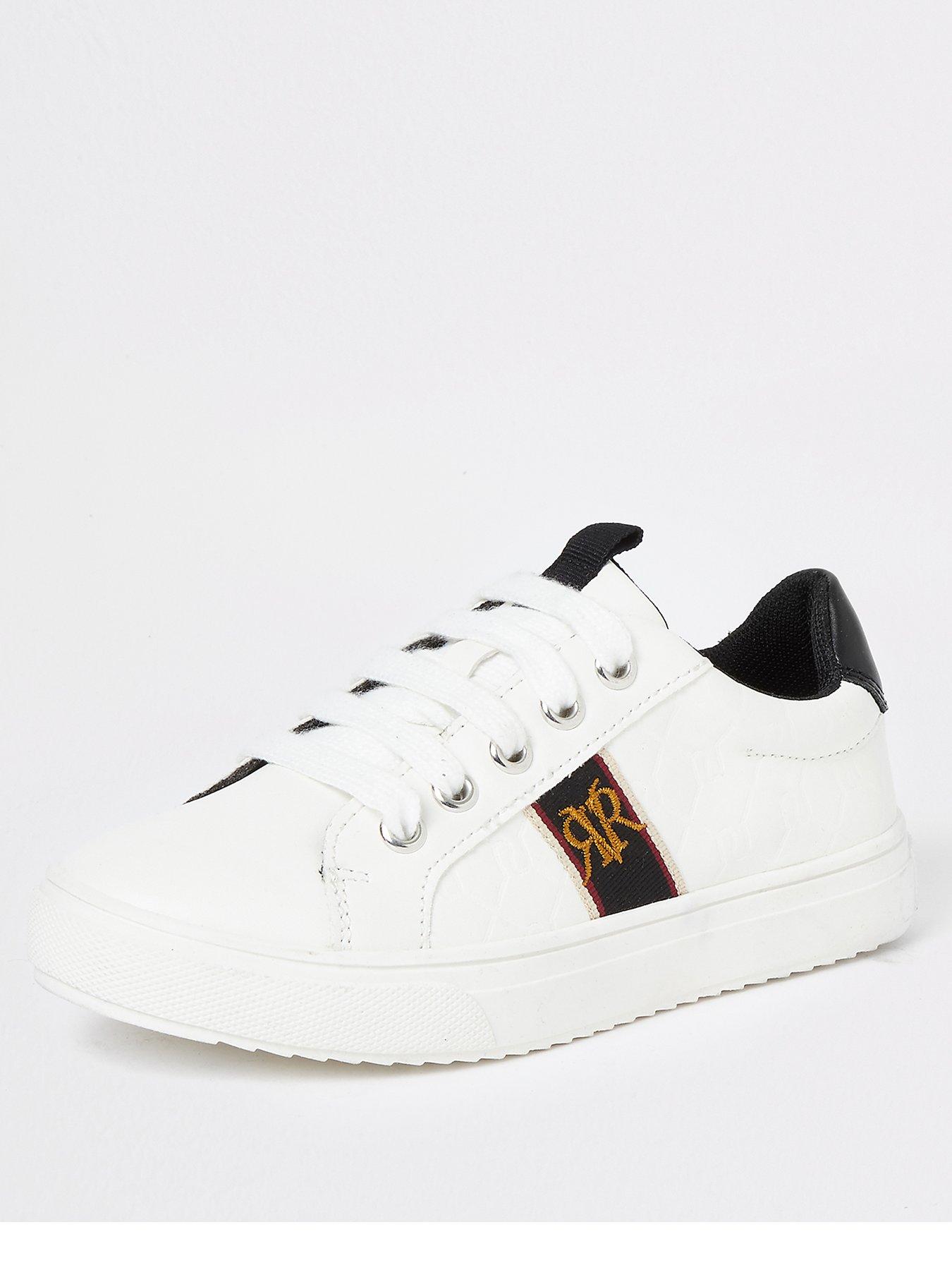 boys white trainers