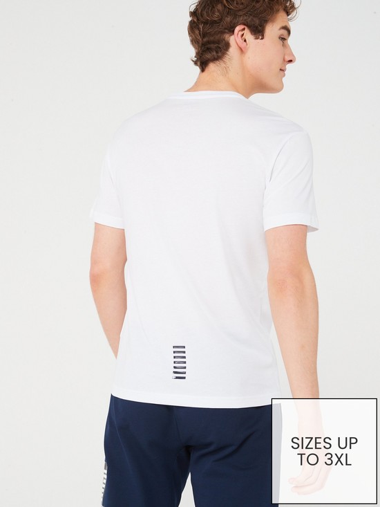 stillFront image of ea7-emporio-armani-core-id-logo-t-shirt-white
