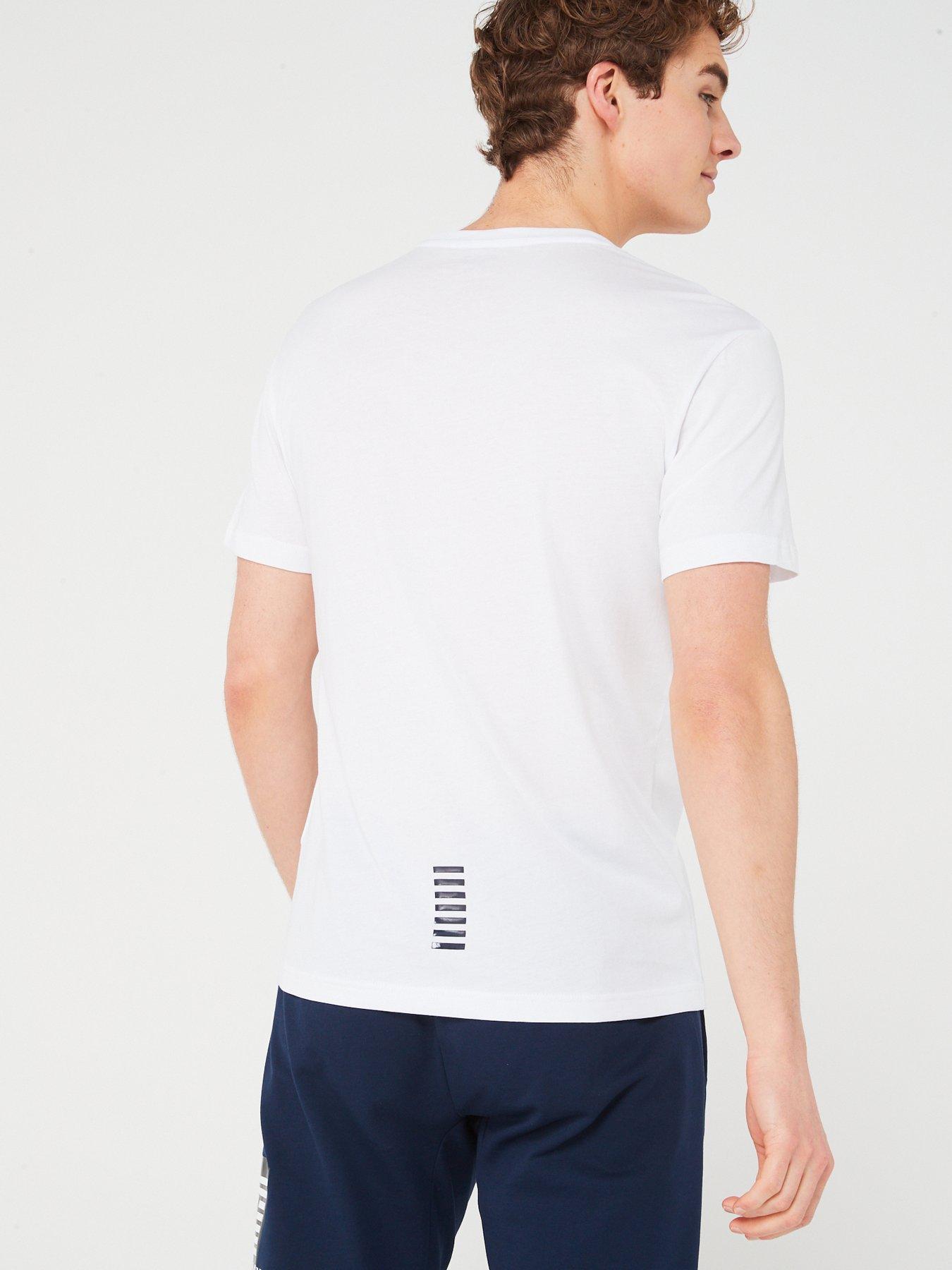 Image 2 of 4 of EA7 Emporio Armani Core ID Logo T-Shirt - White