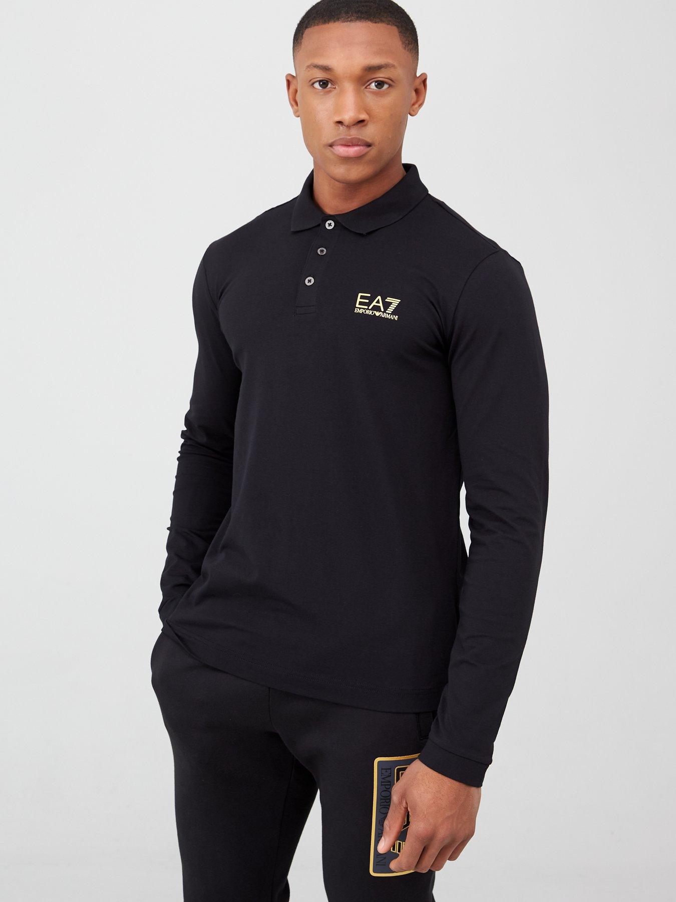 ea7 long sleeve polo shirt