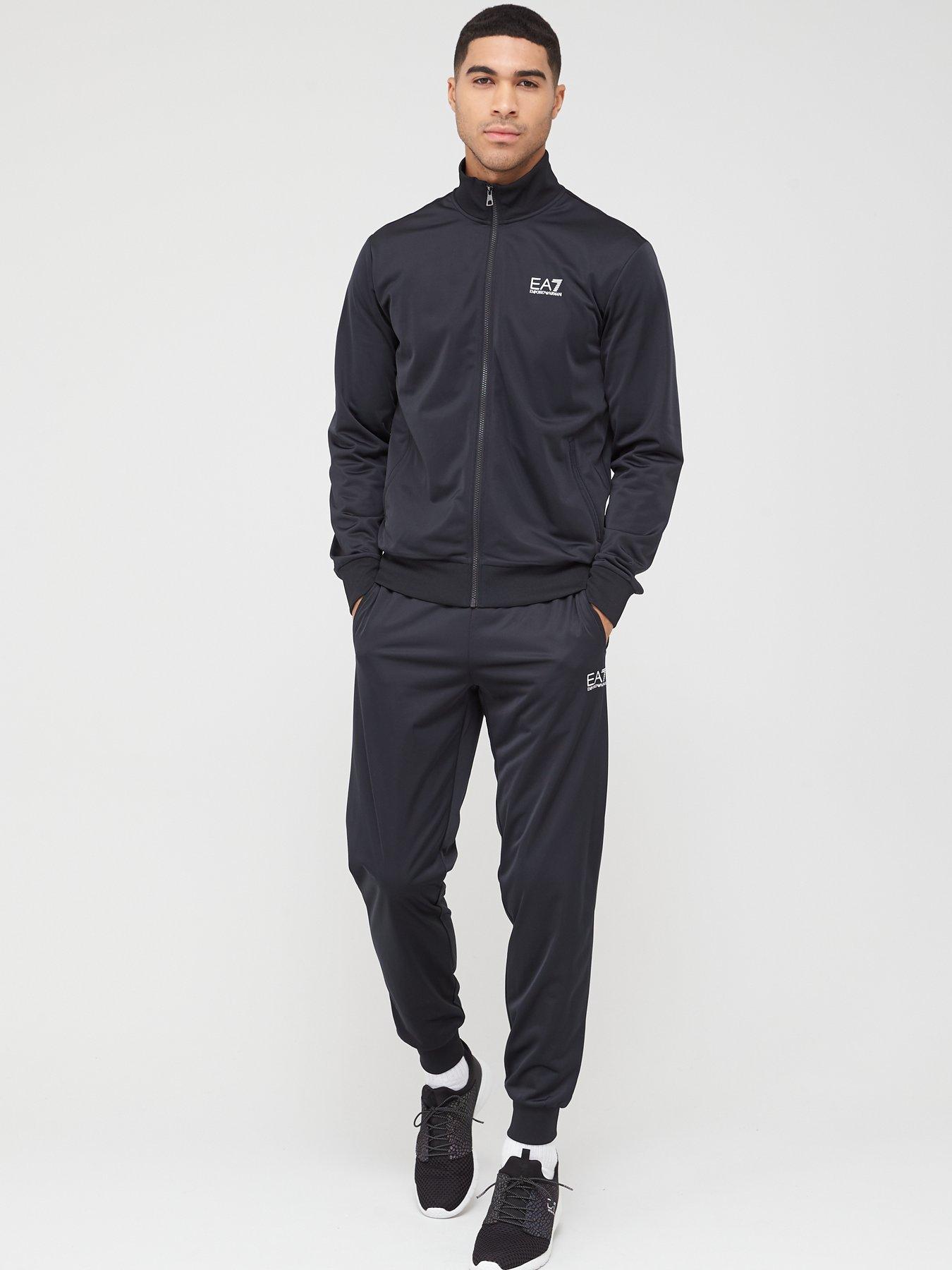 Tracksuits Core ID Logo Poly Tracksuit - Black