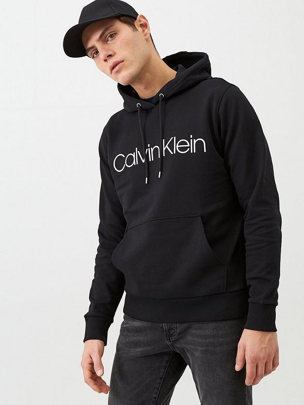 Calvin Klein Logo Hoodie - Black 