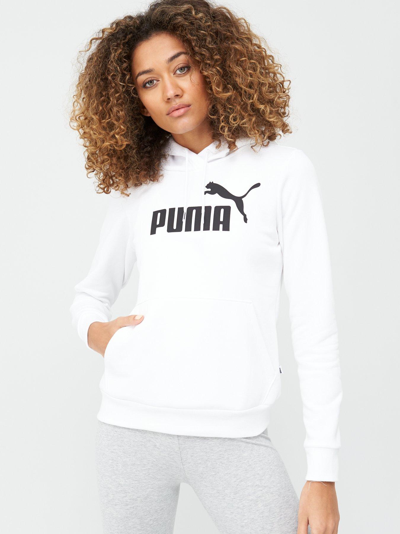 puma essential logo hoodie