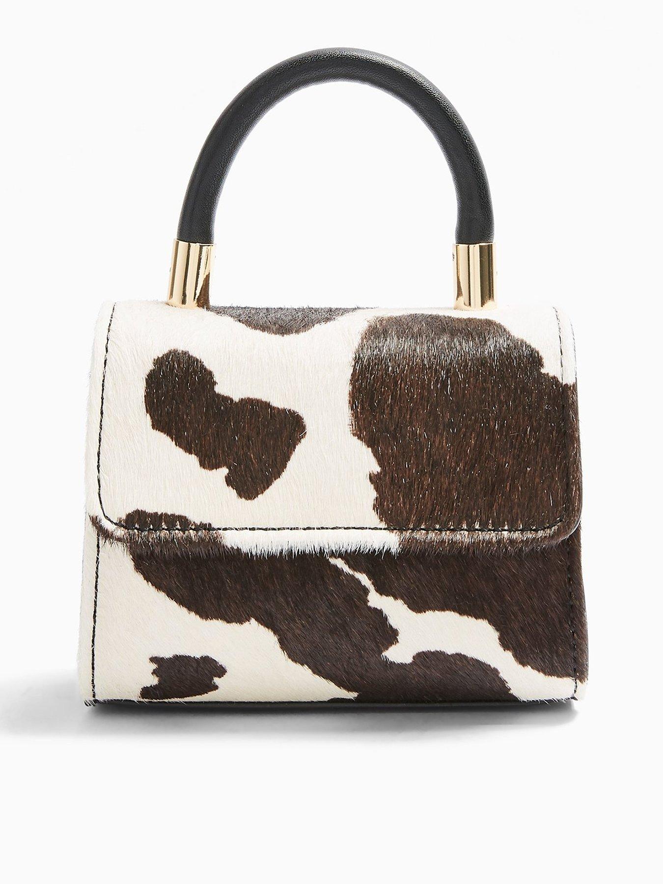 cow print purse topshop