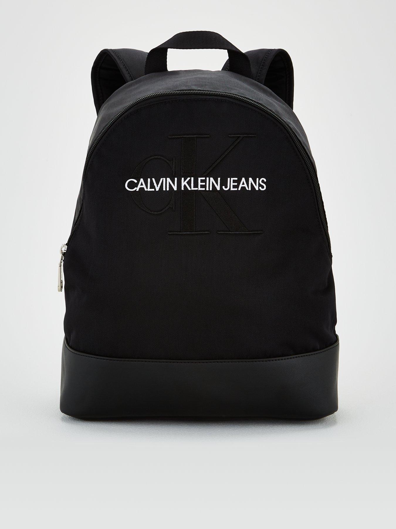 black backpack calvin klein