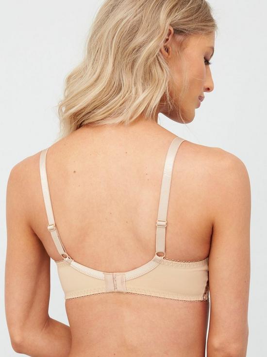 back image of lepel-fiore-padded-plunge-bra-nude