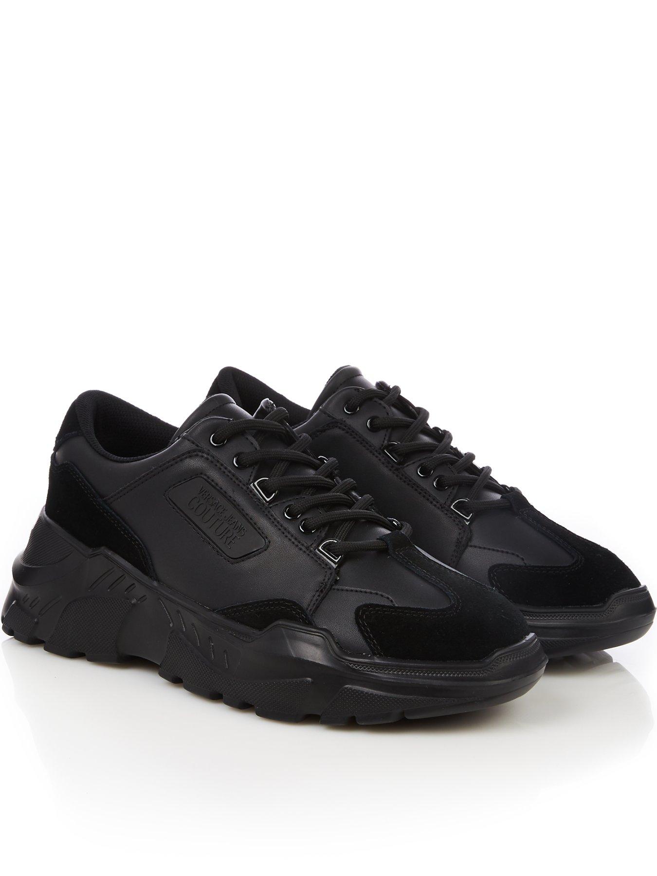 mens chunky black trainers