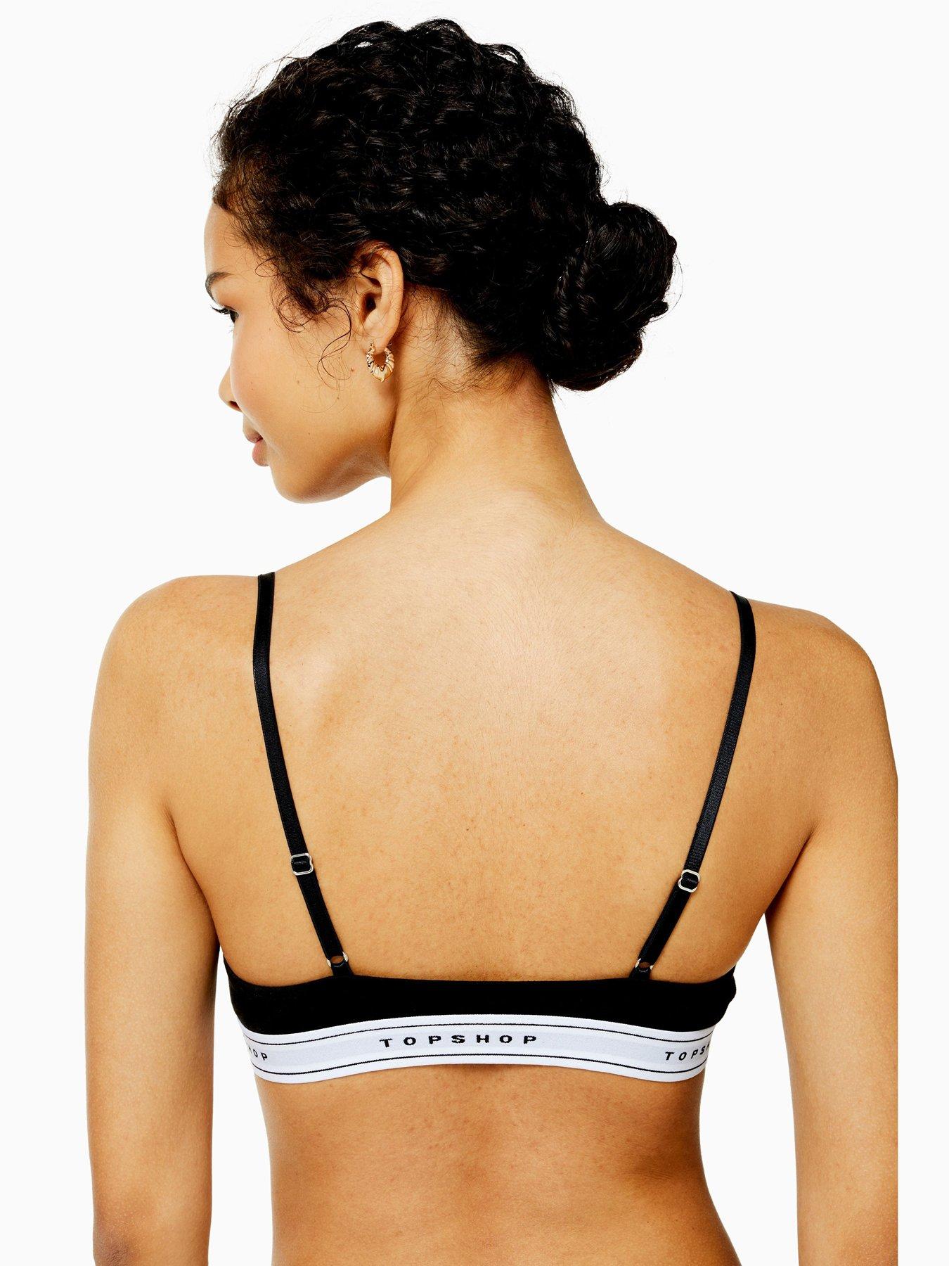 jersey triangle bra